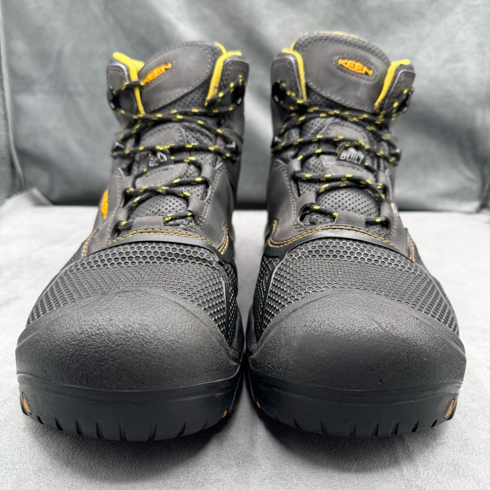 KEEN Utility Logandale 6” WP Men’s 13D Raven Black Soft‎ Toe Work Boots - Picture 9 of 16